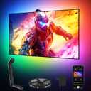 GIPOYENT TV LED Backlight with Camera, 10.5FT RGBIC Lights Sync to Screen for 32–50 Inch TVs & PC Monitors, Music Sync Color Changing LED Strip Lights, Smart App & Remote Control for Gaming, Movies