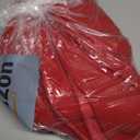 48 Inch Christmas Tree Skirt Red Small Plush Xmas Tree Mat with Merry Christmas Patterns Soft Thick Holiday Decor for Home Party