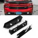 1 OEM Grille Z71 Front Emblem 3D Badge Compatible with 2019-2025 Silverado Tahoe Suburban RST 1500 HD 2500 HD 3500HD 84384428 (Chrome Black)