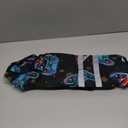 Dog Raincoat, Adjustable Rain Jacket with Hooded Double Layer for Large Medium Small Dogs Puppies, Lightweight Waterproof Rain Coat Poncho with Reflective Stripe Game Controller Black,Medium