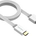 Wii to HDMI Adapter and Converter in White for Wii with Built-in Cable Plug and Play Supports All Wii Display Modes Digital HDMI Output with Zero Loss for Full HD 1080P TV, Monitor, Projector