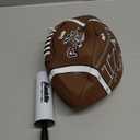 Franklin Sports Playbook Junior Football  Kids Youth Football with Play Diagrams  Junior Size Youth Soft Cover Ball for Kids  Playbook Ball with Air Pump Included