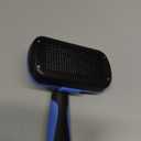 Swihauk Self Cleaning Slicker Brush - Skin Friendly Deshedding Grooming Tool for Dogs & Cats, Suitable for Shedding & Haired Pets, with Pet Supplies Accessories, Blue