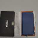 SHIELDON iPhone 15 Pro Max Genuine Leather Wallet Case, iPhone 15 Pro Max Folio Cover with Card Slots - Royal Blue