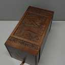 Urns for Human Ashes Adult Man, Urn for Ashes Adult Male Female, Hand-Carved Wooden Memorial Eagle Urn, Cremation Urns with Box, Stones, Dried Flowers Card, Holds 250 Cubic Inches