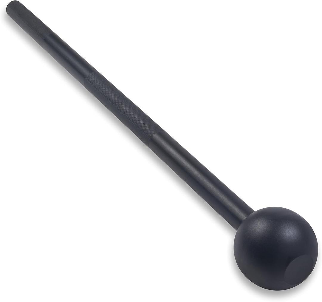 Steel Mace (20lb) | Perfectly Balanced Hand-Sculpted Cast Iron | Develop Stabilizer Muscles, Joints, and Core Strength
