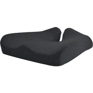  Pressure Relief Seat Cushion for Long Sitting Hours on Office & Home Chair - Extra-Dense Memory Foam for Soft Support
 16 x 16 ( Dark Grey )