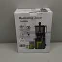 Cold Press Juicer, 5.8" Wide Feed Chute Juice Extractor Machine with 400W, High Juice Yield, Slow Masticating Juicer for Whole Vegetables & Fruits, Dark Grey