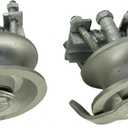 Rear Pipe Track Wheels for Chain Link Sliding Gates-by Sourdough Gate Hardware