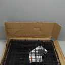 Amazon Basics Portable, Foldable Metal Wire Dog Crate with Removable Tray, Double Door, Divider Panel, 24" x 18" x 20", Black