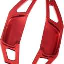 Steering Wheel Shift Paddle Shifter Extension Trim Cover Fit for Toyota Camry Corolla - Pack of 2 Red Durable Material