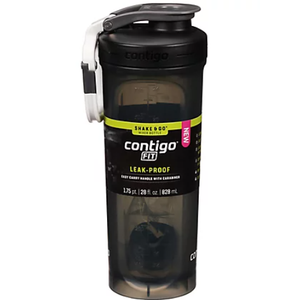 Contigo Fit Leak-Proof Shake & Go Mixer Bottle 28 oz Sake Color