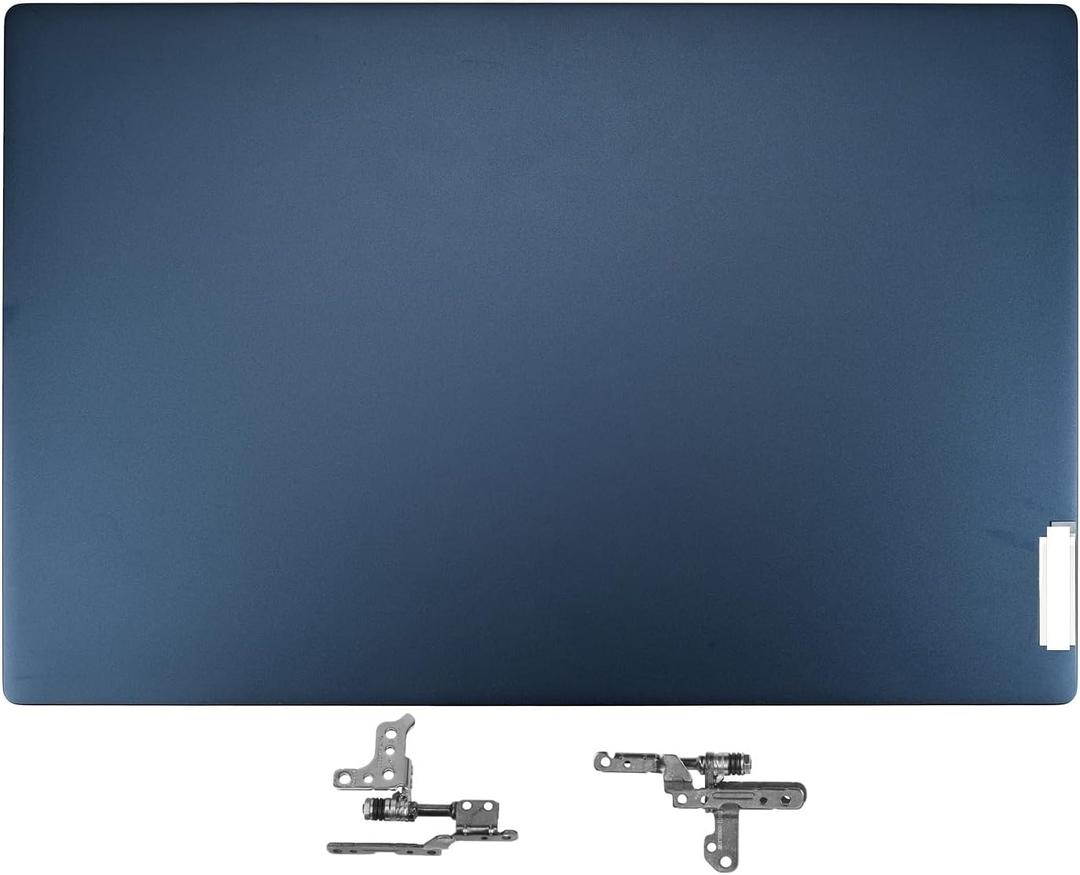 Replacement LCD Back Cover Top Lid with Hinges for Lenovo ideapad 5-15ITL05 5-15IIL05 5-15ARE05 Series Laptop 5CB0Z31048, Dark Blue