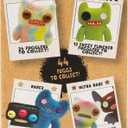Fuggler Plushies Blind Box Set for Girls - Bundle 3 Fuggler Figures, Plus Sticker & More | Funny Ugly Mystery Plush Set for Boys, Kids