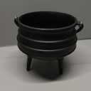 Cuisiland 3.2QT Cast Iron Potjie Cauldron Pot with Lid & 3 Legs  Pre-Seasoned South African-Style Campfire Pot for Outdoor Cooking, Soups, Stews & Braising  Heavy-Duty Cast Iron Dutch Oven