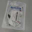 2PCS/Lot 1 to 2 Ports Female Connection Cable 4 Pin Splitter Cable LED Strip Connector 2 Way Splitter Y Splitter for One to Two 5050 3528 RGB LED Light Strip with 6 Male 4 Pin Plugs