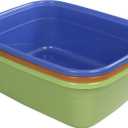 3-Pack 12 Quart Dish Pan, Rectangular Plastic Dish Pan