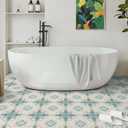 Peel and Stick Floor Tile: 20pcs11.81 * 11.81in self-Adhesive Floor Tile StickerWaterproof Vinyl Flooring for Bathroom/Kitchen/Bedroom/livingroom/Hallway(Green) (Dark Green Light Green and White)