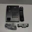 Y320 Corded Landline Phone with Redial & Hold, Adjustable Ringer Tone, Wall Mountable, Ideal for Home, Office, Hotel - Fixed Line Device