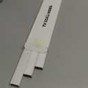 Yecaye TV Cord Hider, 42in Cord Cover, Large Cable Hider, Wire Covers for 4 Cords, Cable Raceway Wire Hider, Wire Hiders for TV on Wall, Cable Cover Cord Concealer, W1.18in H0.6in, White