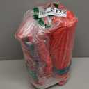 ZOBER 9 Ft Large Christmas Tree Storage Bag - Fits 9 Ft Artificial Trees - Plastic, Waterproof Christmas Tree Bag For Storage Box For Xmas - Strong, Durable Handles - Label Card Slot - Red