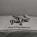 Pack and Play Mattress Trifold, 38"x26"x3'' Memory Foam Dual-Sided Pack N Play Mattresses for Baby Toddler, Soft Baby Crib Mattress for Pack N Play with Machine Washable Cover Balloon Pattern (Blue 2.99'')