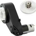 550 30000RPM Gearbox with 12V Motor for Power Wheels, RS550 12 Volt DC Motor High Speed Match Children Powered Ride On Car