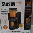 Slushie Machine, Ice Cream Maker, Slushy Machine for Home and Families, No ice needed with Rapid Chill & Temperature Control, Multi-function for Margarita, Frapp, Easy to Clean, Black