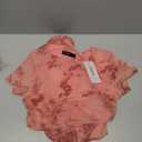 ZESICA Women's Summer Short Sleeve Floral Bodycon Dress 2026 Ruched Mesh Wedding Guest Cocktail Party Maxi Dresses (Pink, S)