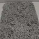 Luxury Bath Mat - Large & Soft, Machine Washable, Perfect for Bathroom Decor, Shower Comfort & Foot Pampering,Light Gray,15.7x23.6 INCH