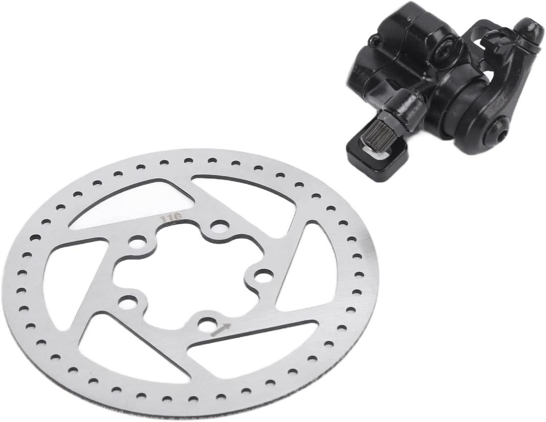 Electric Scooter Brake Rotor110mm DiscBrake Rotor and Brake Caliper for Mi M365 Replacement Parts Electric Scooter Accessories