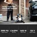 AIVOLT Electric Pressure Washer, Anti-Tipping 4-Wheel Power Washer
Deep Cleaning Power, 5-Nozzle Set, 25FT Hose, Foam Cannon & Spray Gun, UL & CSA Certified for Cars, Patios & Fences
