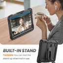 HXCASEAC for Lenovo Idea Tab 11 Case, Tab M11 / K11 Case (TB336FU/TB330FU), Shockproof Design | Screen Protector | Built-in Stand | Pen Holder, Lenovo Idea Tab 11 / M11 Tablet Cover Kids - Black