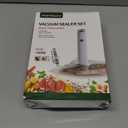 Handheld Vacuum Sealer for Food with 22 Reusable Sous Vide Bags, Compact Cordless Sealer Machine for Travel, Fresh & Save Meal Prep