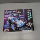 Remote Control Car 4WD with 360 Rotating Drift Stunt Rc Cars | 2.4GHz Remote Control with Cool Lights,All-Terrain Off-Road Toy | Ideal Christmas & Birthday Gift for Kids Ages 4-7 8-10 10-13 (Blue)