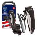 XTREME DIGITAL LIFESTYLE ACCESSORIES Barbasol Professional Hair Clipper Kit with Stainless Steel Blades, 4 Guide Combs, Adjustable Taper and Travel Bag