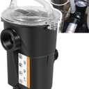 Bonbo SP1516 Pump Strainer Housing, Lid & Basket for Hayward Power-Flo LX Above-Ground and for Power-Flo II Self-Priming Pool Pump, Strainer Assembly 1-1/2 FIP x 1-1/2 MIP Inch Connections
