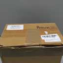 Pinkunn 6 Pcs 7 oz Plastic Vintage Wine Glasses Reusable Colored Goblets Patterned Drinking Water Glasses Cup Dishwasher Safe for Valentine's Day Wedding Reception Party Supplies (Black)