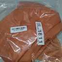 OWENIE Sheer Curtains 90 Inches Long 2 Panels Set for Bedroom, Light Filtering Sheer Curtains Rod Pocket Voile Drapes for Living Room, Airy Soft-Touching Drapes, Orange, Each 42" W x 90" L