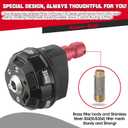 Meteor Blast 6 in 1 Pressure Washer Nozzle TipsMutiple Degrees in One Quick Change over and Adjustable, 1/4 inch Quick Connector, MAX 4500PSI for Pressure Washer