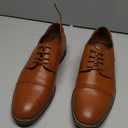 Vostey Men's Dress Shoes Classic Formal Business Cap Toe Wingtip Oxfords Lace Up Derby Shoes (12)