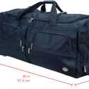 Rockland Rolling Duffel Bag, Black, 22"
