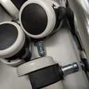 ChoJiah Extra Large Mayo Stand Rolling Salon Tray on Wheels Hairstylist Tray Heavy Duty Tattoo Tray, Ideal Use for for Hair Salon Dental Hairstylist Cart (with brake system)