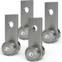 Trolley Assembly,2 Wheel Trolley Rollers for Use with 1-5/8" Wide and All 1-5/8" or Taller Strut Channel (Pack of 4)