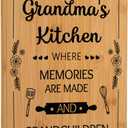 Nana Birthday Gifts for Grandma: Birthday Gifts from Granddaughter Grandchildren Grandson Grandkids - Personalized Cutting Board Birthday Gifts Ideas for Grandmother