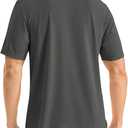 TBMPOY Men's Polo Shirts Short Sleeve 3-Button Golf Moisture Wicking Athletic Tennis T-Shirts Casual Collared Shirt (L)