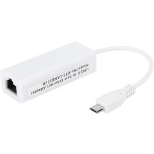 Micro USB 2.0 to Ethernet 10 m RJ45 Network LAN Adapter Card for Zero 1.3/W Motherboard, Tablet