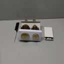 AIMIKE Hair Brush Set, Nano Thermal Ceramic & Ionic Tech Round Barrel Brush with Boar Bristles for Blow Drying, Enhance Texture for Styling, Curling and Shine, Includes 1 Tail Comb + 4 Hair Clips