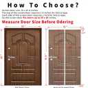 White Screen Door Mesh Magnetic Closure Heavy Duty 30 x 80 inch, Self Closing Fiberglass Mosquito Net with Magnet for Doors, Bug Fly Screens Curtain for Doorway, Keep Bugs Out, Pet Friendly