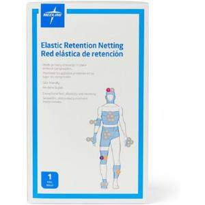 Medline Stretch Tubular Elastic Dressing Retention Net, Size 6,(17" x 25 yds), Ideal for Wound Care, Single Pack